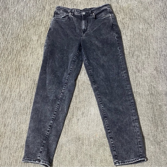 Buffalo David Bitton Denim - Buffalo David Bitton Jeans Womens 29 Black Mom Margot Hi Rise Stone Wash Denim